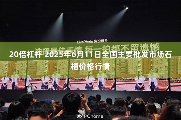 20倍杠杆 2025年6月11日全国主要批发市场石榴价格行情