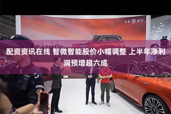 配资资讯在线 智微智能股价小幅调整 上半年净利润预增超六成