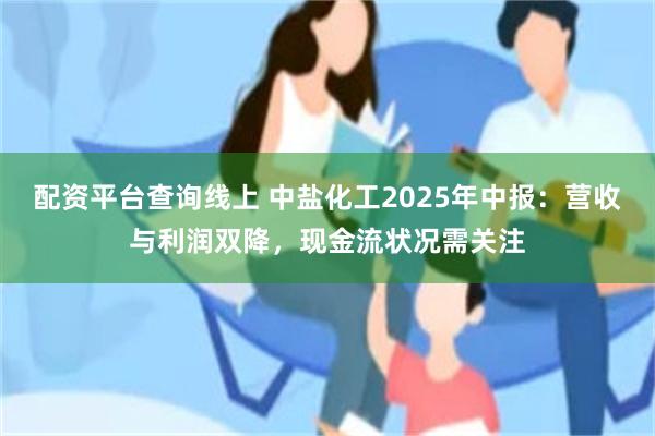 配资平台查询线上 中盐化工2025年中报：营收与利润双降，现金流状况需关注